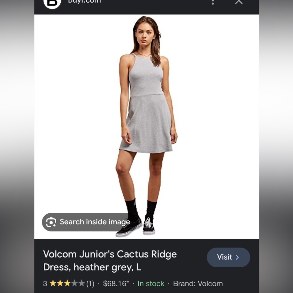 Volcom Juniors Cactus Ridge Skater Dress
